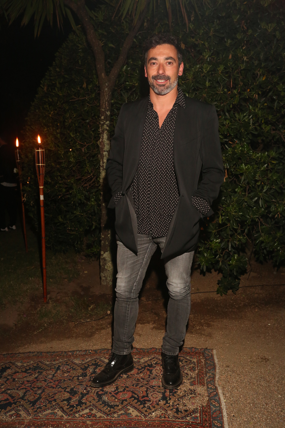 Pocho Lavezzi en la fiesta de Giuseppe Cipriani