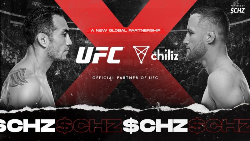 UFC y Chiliz anuncian nuevo acuerdo de patrocinio