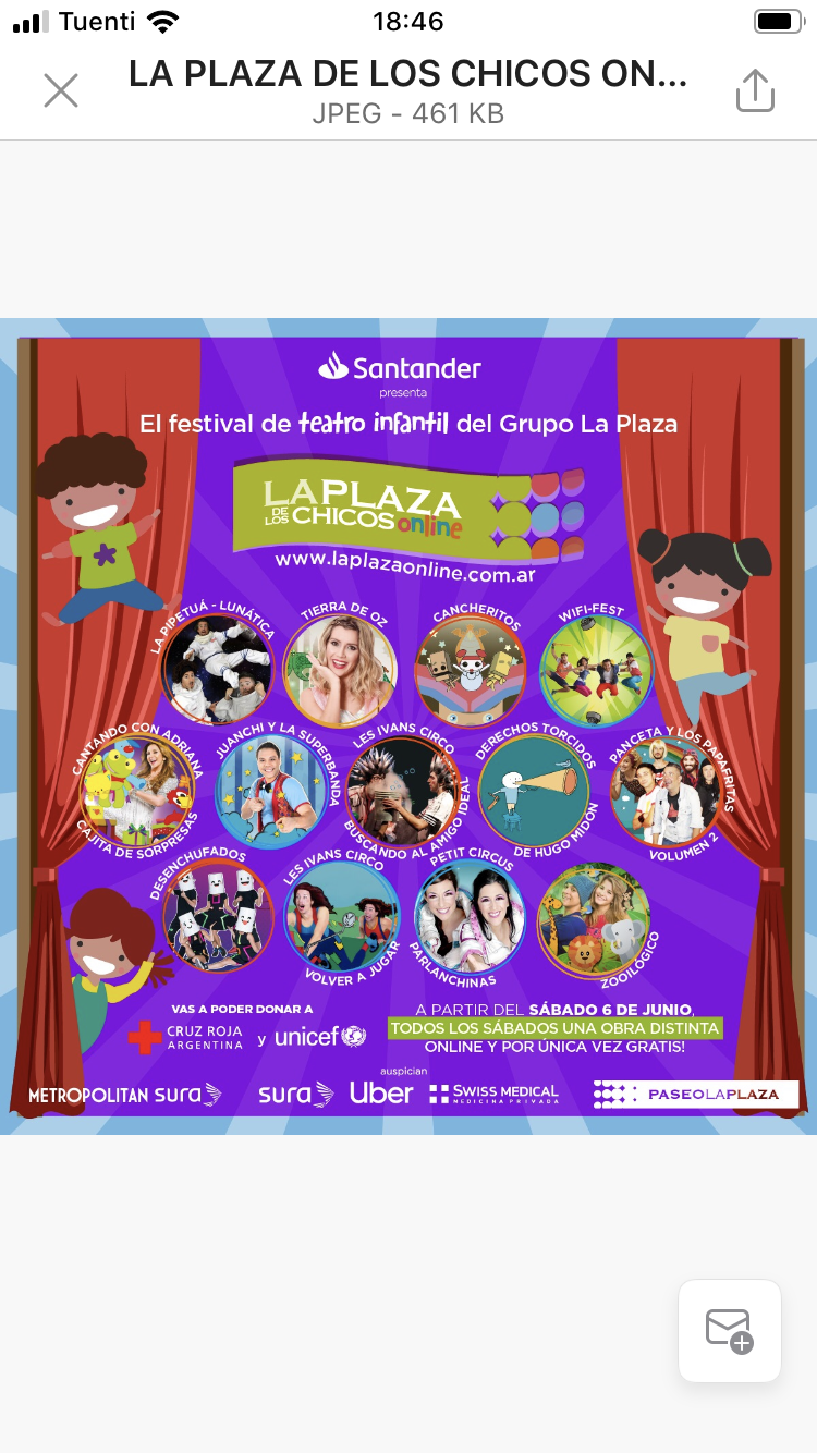 Lanzamiento de La Plaza de los chicos Online