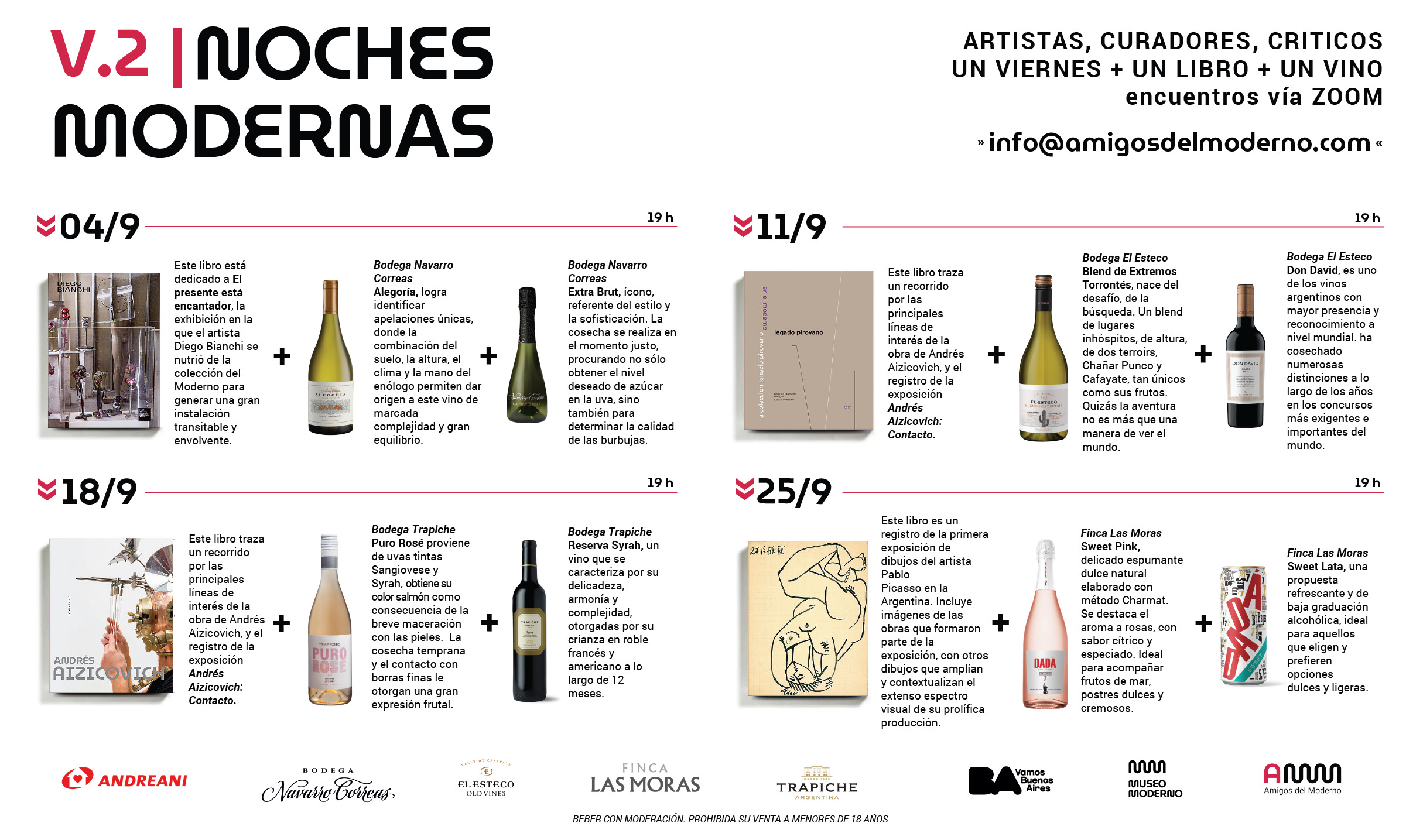 AAMM Presenta: Noches Modernas / Segunda Edición