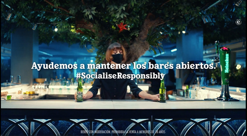 Heineken muestra cómo es volver a los bares y socializar responsablemente