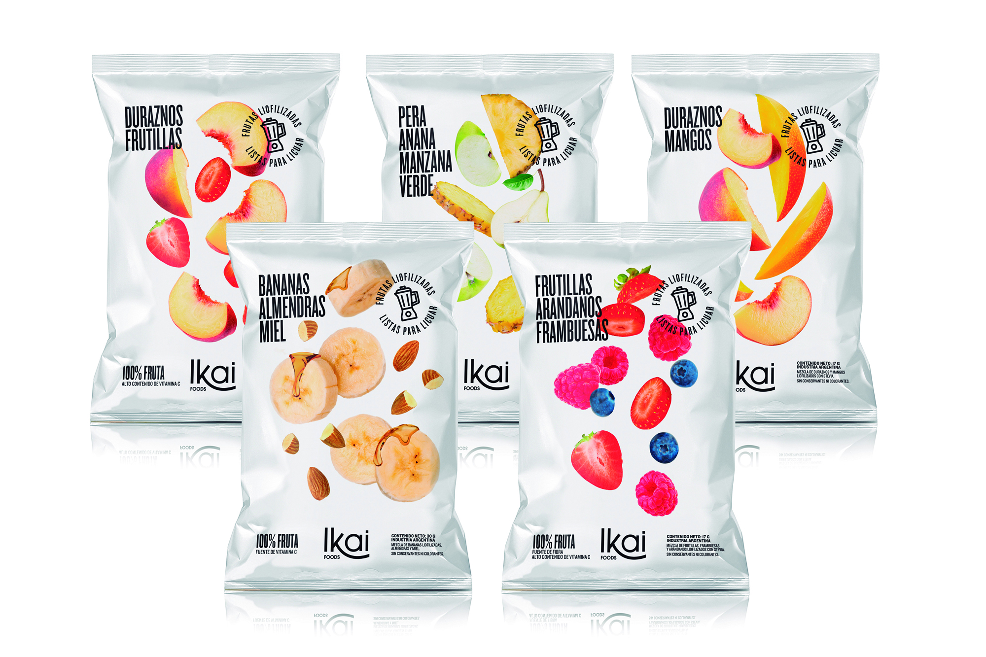 Llega IKAI Foods, blends de frutas liofilizadas