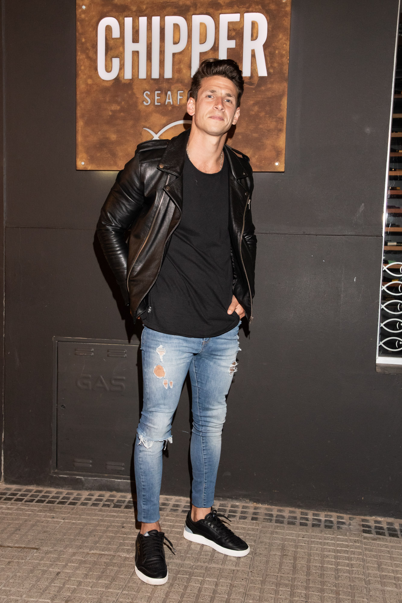 Otto Bunge en el restaurant Chipper Seafood