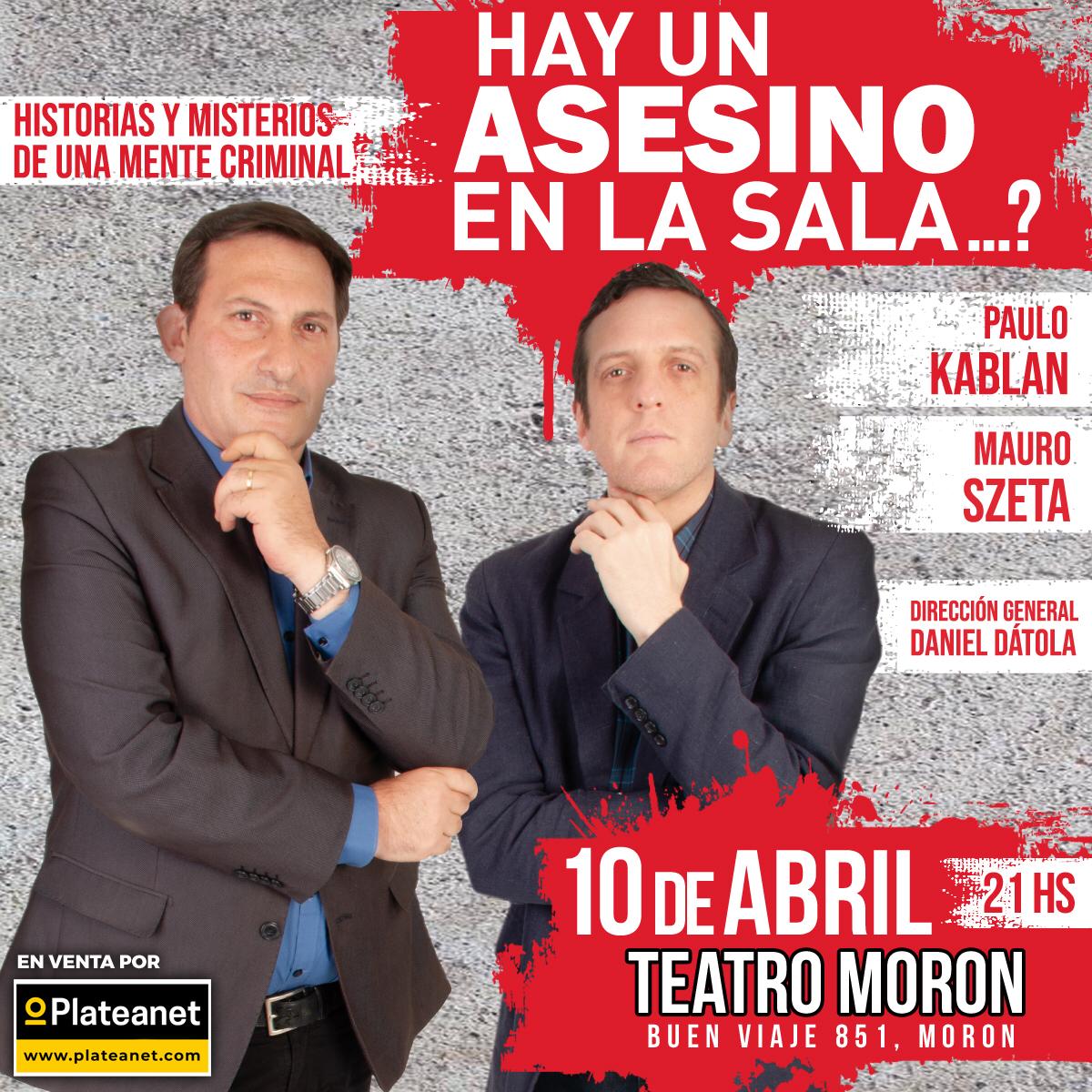 Paulo Kablan y Mauro Szeta se presentarán en el Teatro Morón