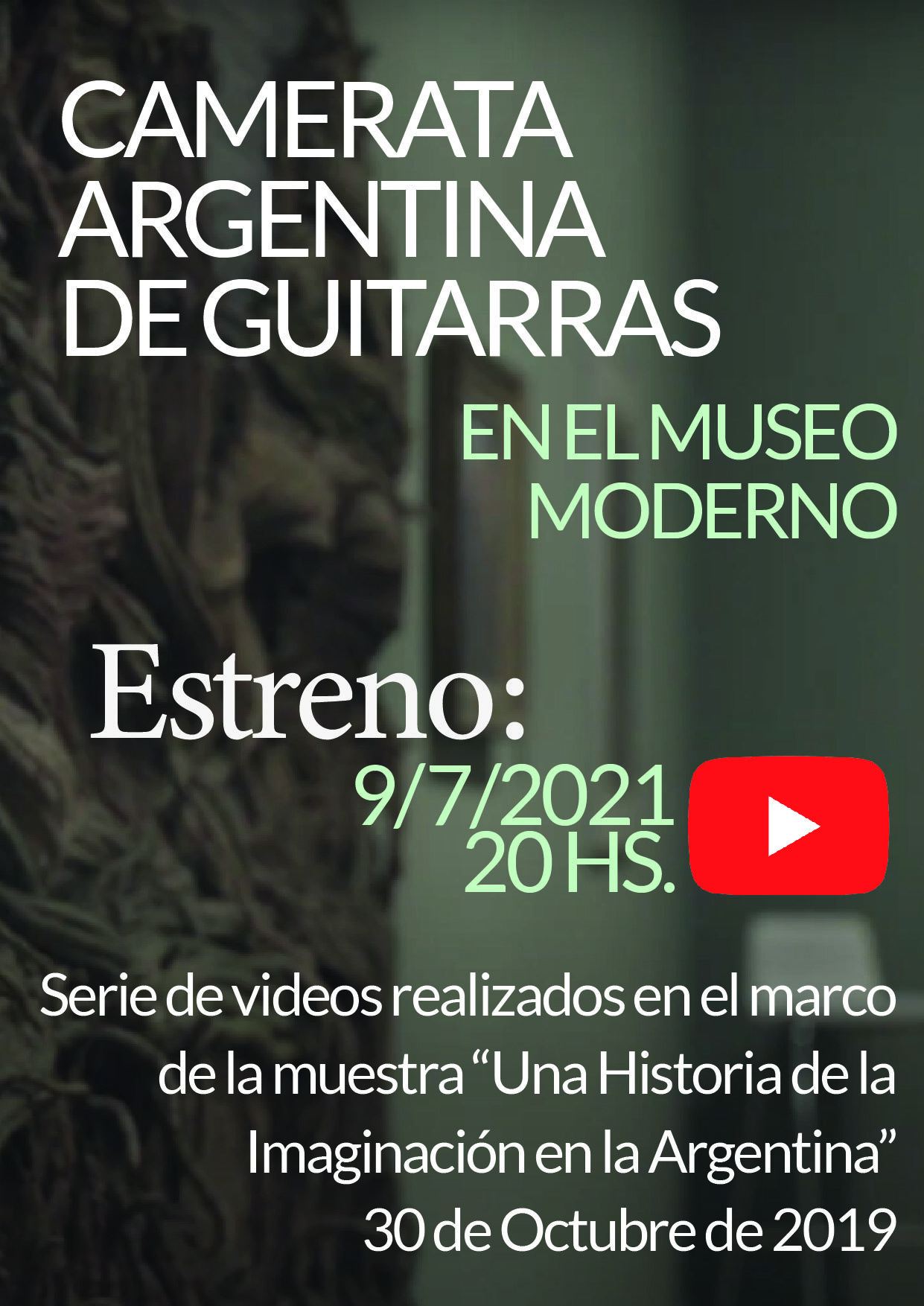 La Camerata Argentina de Guitarras estrena videos de música argentina realizados en el Museo de Arte Moderno de Buenos Aires