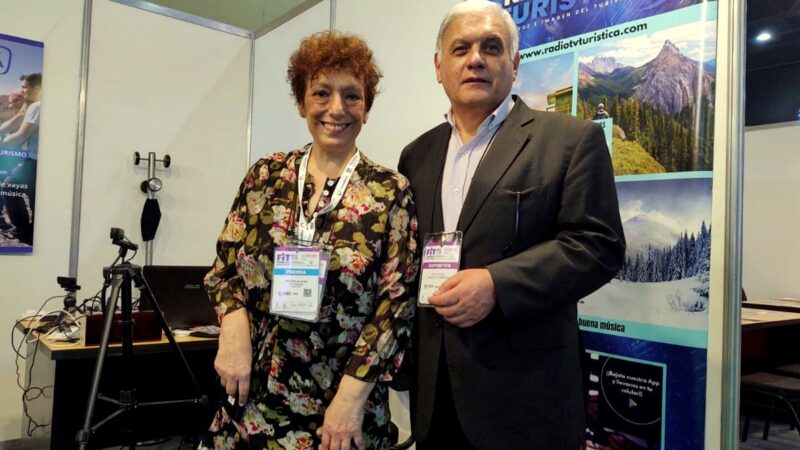 Malena Alcaro y Fernando Milo presentes en la FIT 2021 con Radio TV Turística