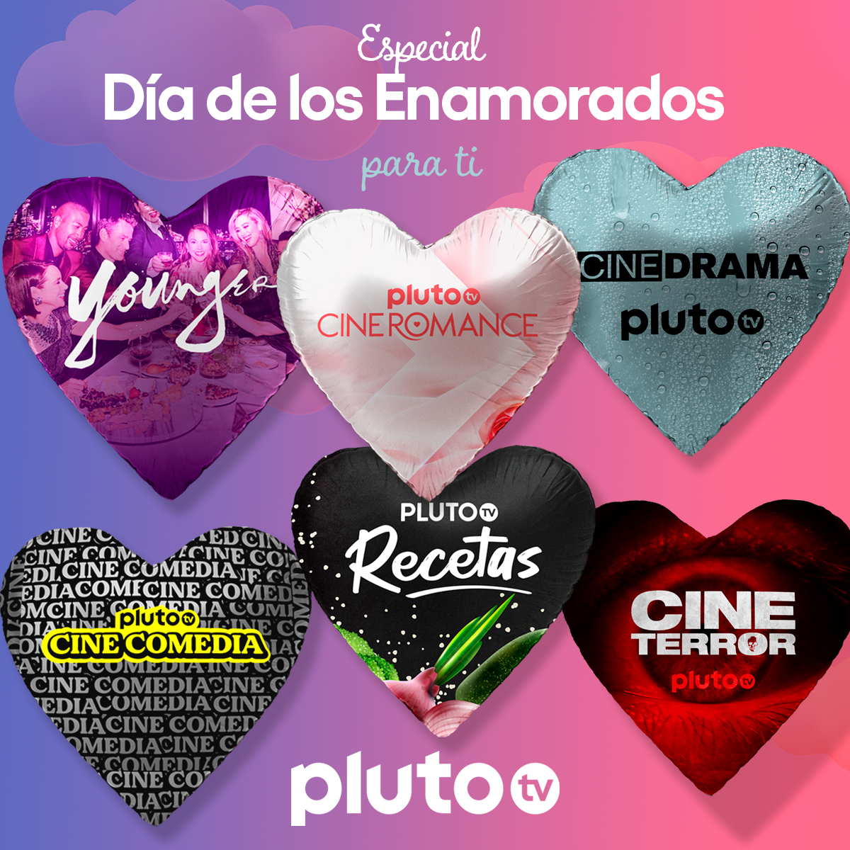 Pluto TV celebra el mes del amor con series y películas para los enamorados