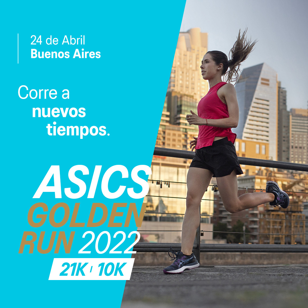 Últimos días para inscribirse en la ASICS GOLDEN RUN de Buenos Aires