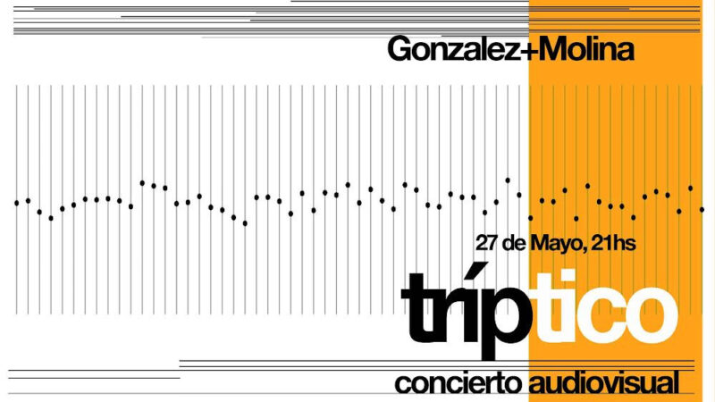González+ Molina presentan Tríptico su show de música audiovisual. 