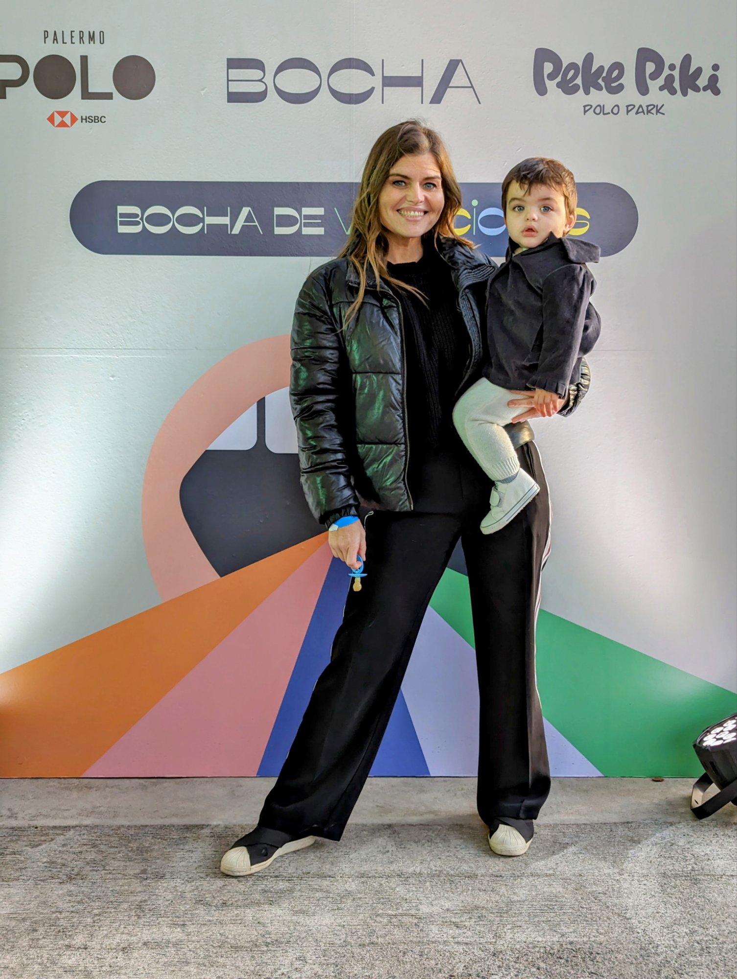 Angie Balbiani en el pre opening de BOCHA de vacaciones