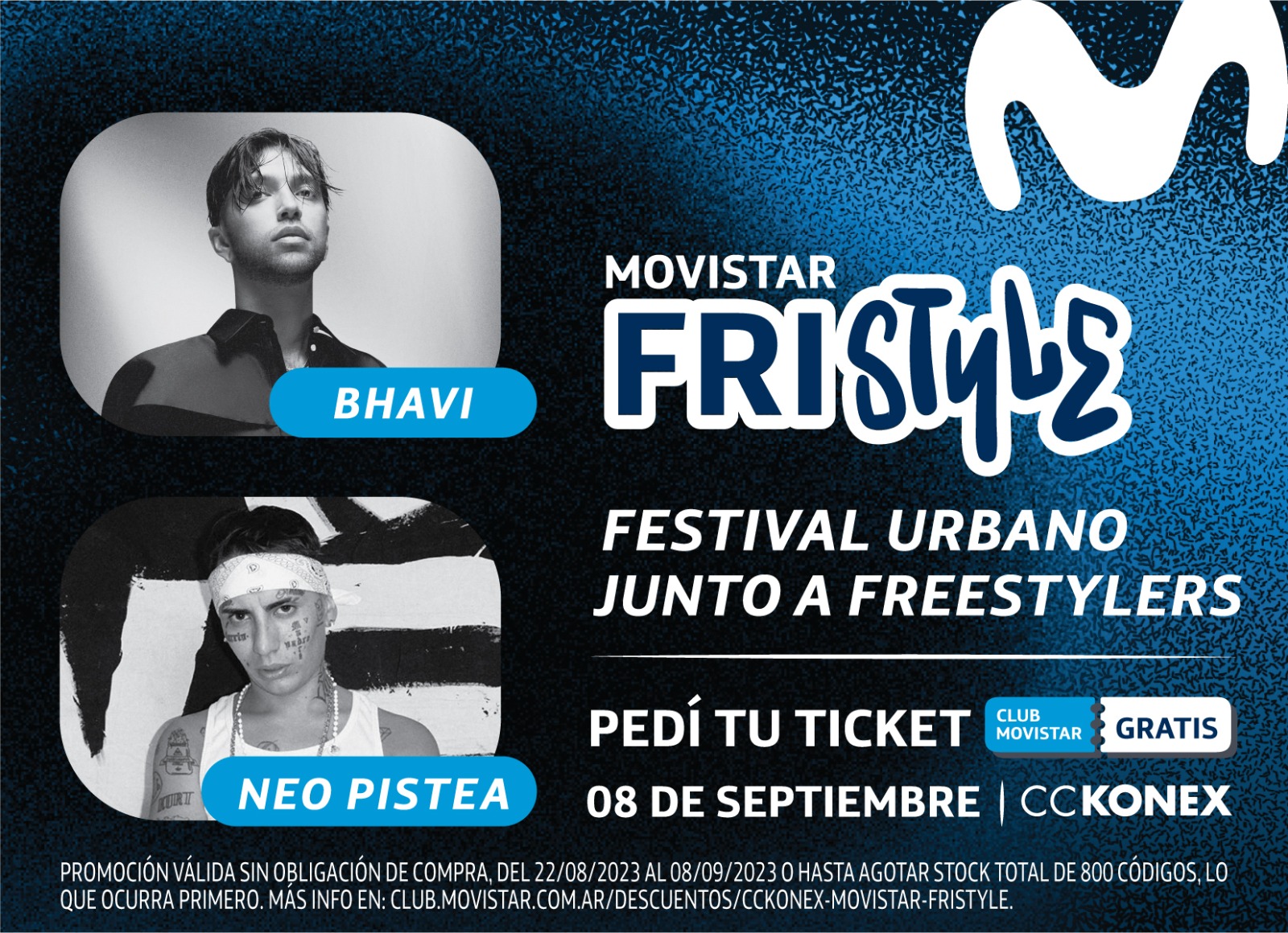 El Movistar Fristyle regresa con una explosiva edición: Bhavi, Neo Pistea y más artistas en acción