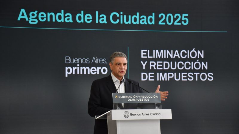 Jorge Macri elimina y reduce impuestos a comerciantes, monotributistas y jubilados